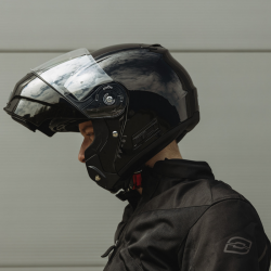 KASK OZONE FLIP UP FP-01 PINLOCK READY BLACK 