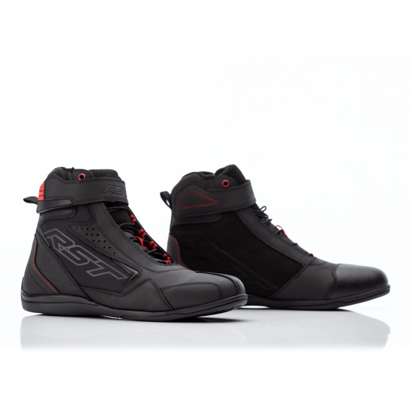 BUTY SKÓRZANE RST LADY FRONTIER BLACK/RED  (2747)