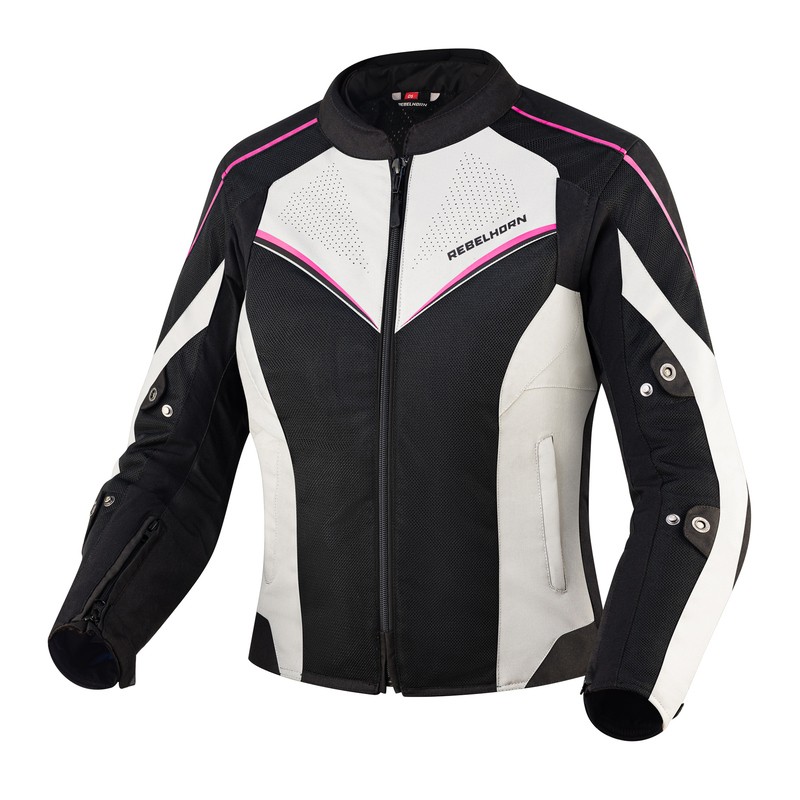 KURTKA TEKSTYLNA REBELHORN HIFLOW IV LADY BLACK/SILVER/FLO PINK 