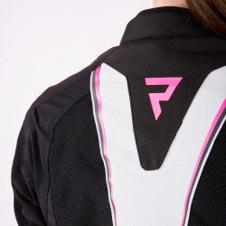 KURTKA TEKSTYLNA REBELHORN HIFLOW IV LADY BLACK/SILVER/FLO PINK 