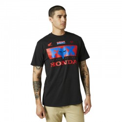 T-SHIRT FOX HONDA BLACK...