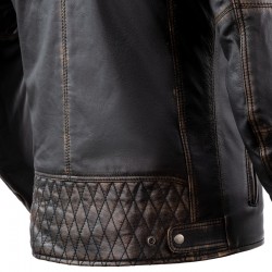 KURTKA SKÓRZANA REBELHORN HUNTER PRO VINTAGE BLACK 