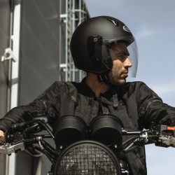 KASK OPEN FACE OZONE HY818 BLACK MATT 