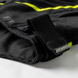 KURTKA TEKSTYLNA OZONE JET II BLACK/FLUO YELLOW 