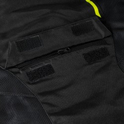 KURTKA TEKSTYLNA OZONE JET II BLACK/FLUO YELLOW 