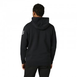 BLUZA Z KAPTUREM FOX KAWI STRIPES BLACK/WHITE  ENDURO CROSS