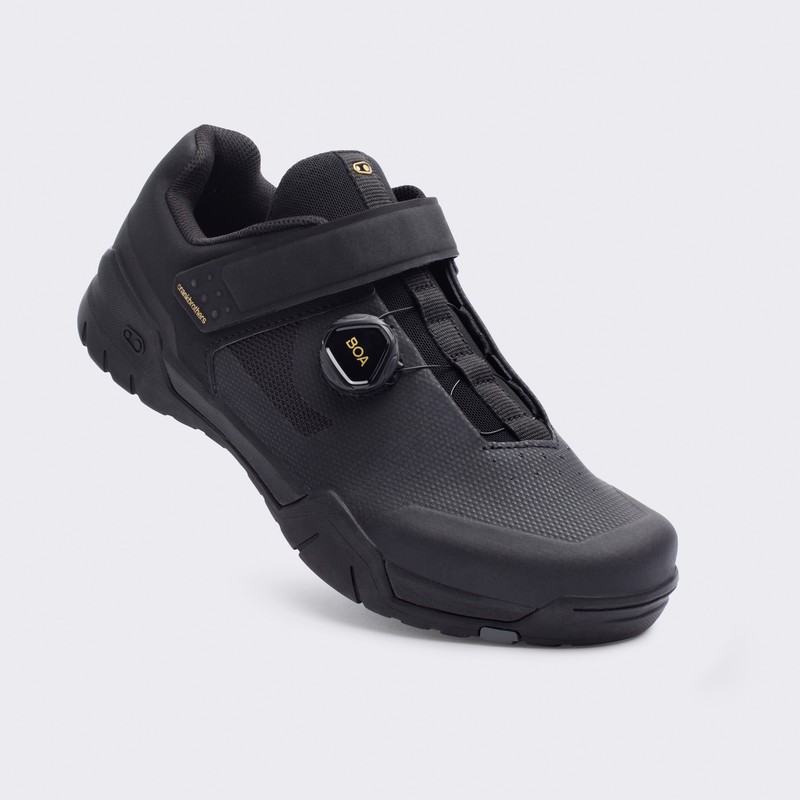 BUTY CRANK BROTHERS MALLET E BOA BLACK/GOLD - BLACK OUTSOLE 8 ( EU)