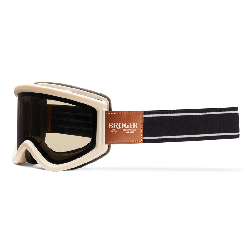 GOGLE BROGER MONTANA WHITE MATT/BLACK/GREY 
