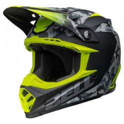 KASK BELL MOTO-9 MIPS VENOM MATTE BLACK CAMO/HI-VIZ YELLOW 