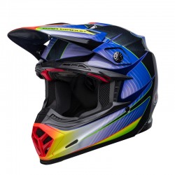 KASK BELL MOTO-9S FLEX PRO CIRCUIT 23 SILVER METALLIC FLAKE 