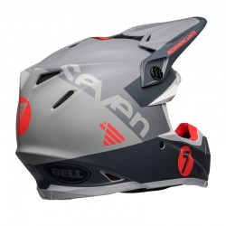 KASK BELL MOTO-9S FLEX SEVEN VANGUARD MATTE CHARCOAL/ORANGE 