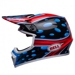 KASK BELL MX-9 MIPS MC SHOWTIME 23 BLACK/RED 