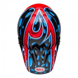KASK BELL MX-9 MIPS MC SHOWTIME 23 BLACK/RED 