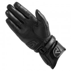 RĘKAWICE SKÓRZANE REBELHORN PATROL LADY BLACK/GREY 