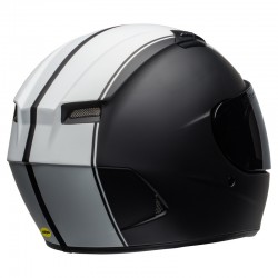 KASK BELL QUALIFIER DLX MIPS RALLY MATTE BLACK/WHITE 