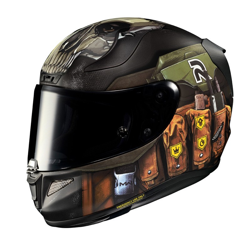 KASK HJC R-PHA-11 GHOST CALL OF DUTY BLACK/BROWN 