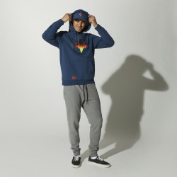 BLUZA Z KAPTUREM FOX SKARZ DARK INDIGO  ENDURO CROSS