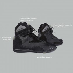 BUTY REBELHORN SPARK BLACK/FLO RED 
