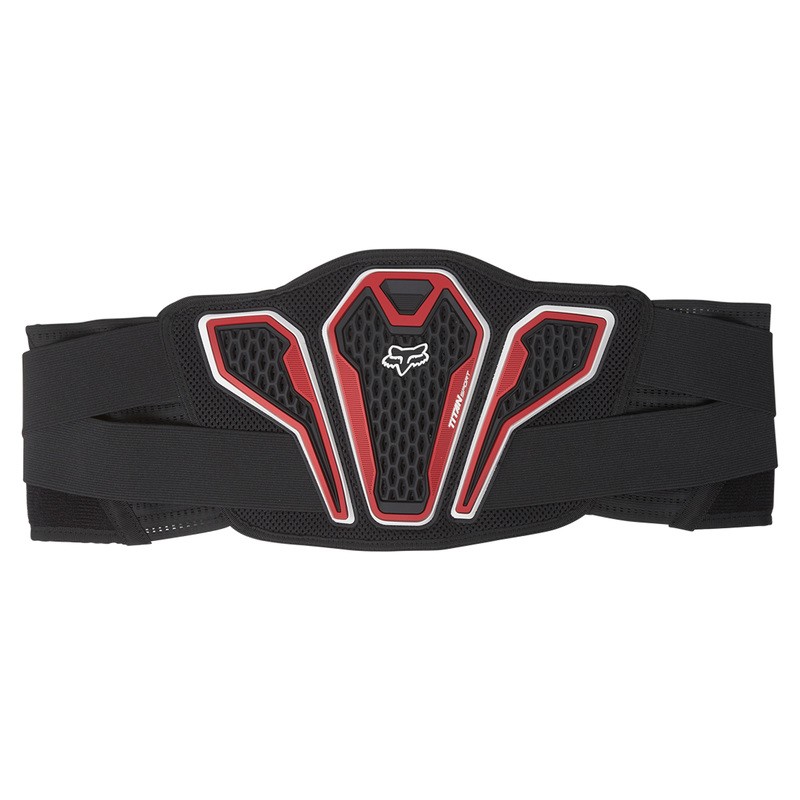 PAS NERKOWY Z OCHRANIACZAMI FOX JUNIOR TITAN SPORT BLACK  ENDURO CROSS