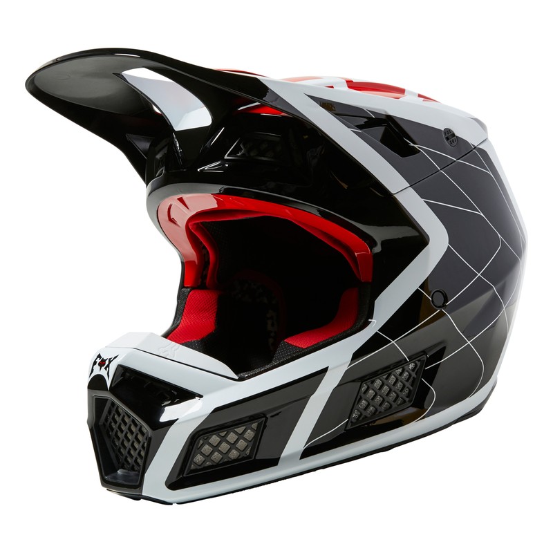 KASK FOX V3 CELZ LE RED/BLACK/WHITE  ENDURO CROSS