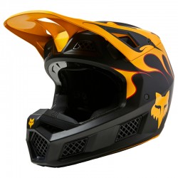 KASK FOX V3 SUPR TRIK LE BLACK/YELLOW/YELLOW  ENDURO CROSS