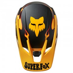 KASK FOX V3 SUPR TRIK LE BLACK/YELLOW/YELLOW  ENDURO CROSS