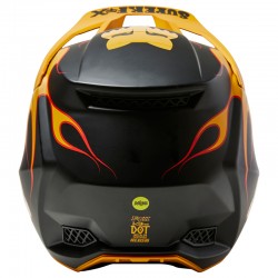 KASK FOX V3 SUPR TRIK LE BLACK/YELLOW/YELLOW  ENDURO CROSS