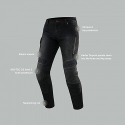 SPODNIE JEANS REBELHORN VANDAL LADY TWILL OLIVE W24L30