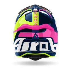 KASK AIROH STRYCKER BLAZER BLUE/PINK GLOSS 