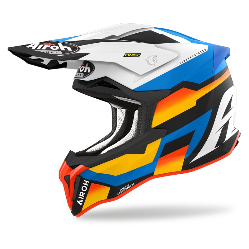 KASK AIROH STRYCKER GLAM BLUE MATT 