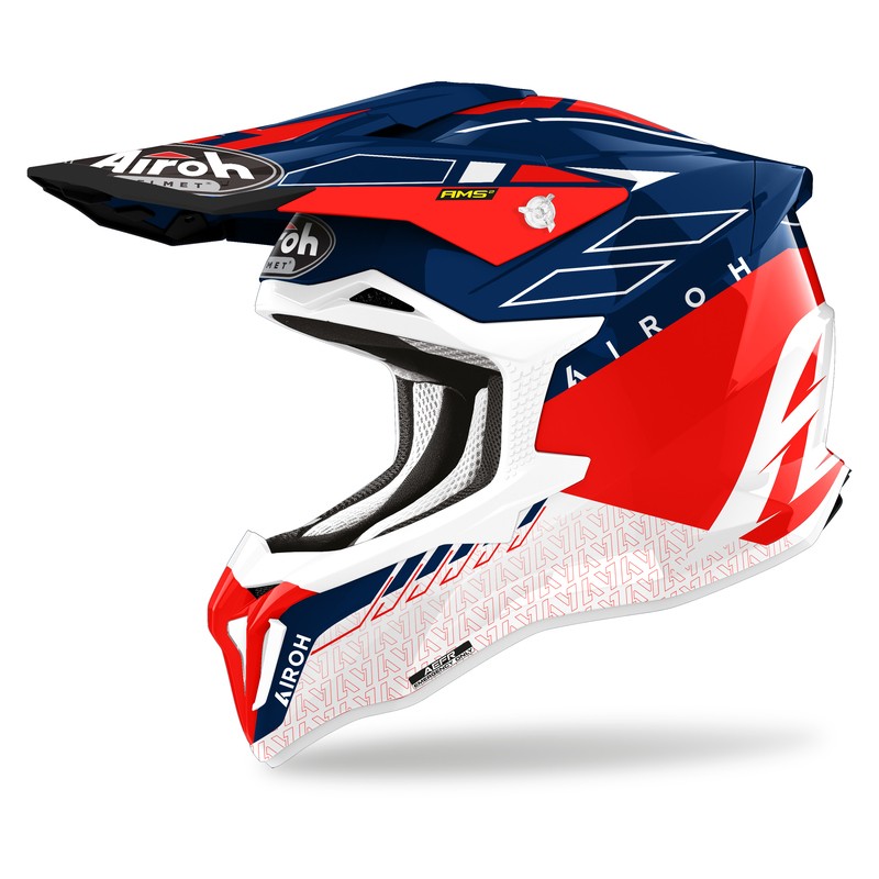 KASK AIROH STRYCKER SKIN RED GLOSS 