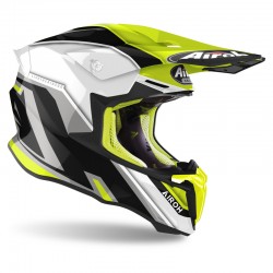 KASK AIROH TWIST 2.0 SHAKEN YELLOW GLOSS 