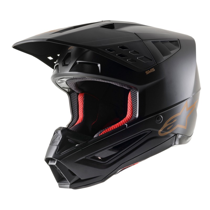 DASZEK DO KASKU ALPINESTARS S-M5 SOLID BLACK/BROWN MATT 