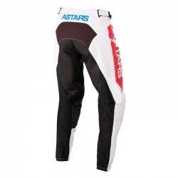 SPODNIE ALPINESTARS RACER SQUAD WHITE/RED/TURQUOISE 