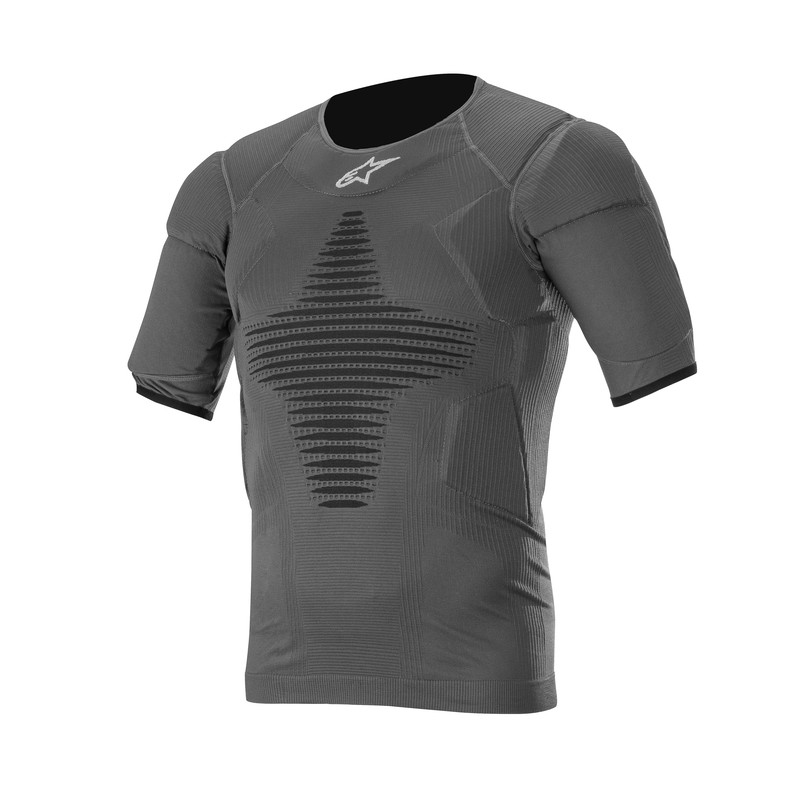 KOSZULKA Z OCHRANIACZAMI ALPINESTARS ROOST BASE LAYER ANTHRACITE/BLACK 