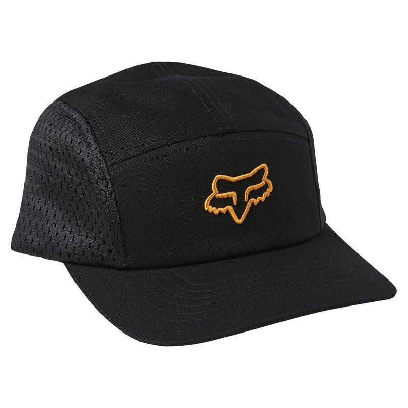 CZAPKA Z DASZKIEM FOX SIDE VIEW 5 PANEL BLACK  ENDURO CROSS