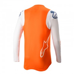 BLUZA ALPINESTARS SUPERTECH FOSTER WHITE/ORANGE DARK BLUE 