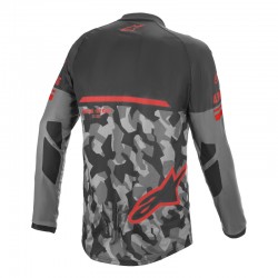 BLUZA ALPINESTARS VENTURE R GREY CAMO/FLUO RED 