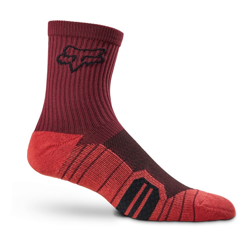SKARPETY FOX 6 RANGER CUSHION DARK MAROON  ENDURO CROSS