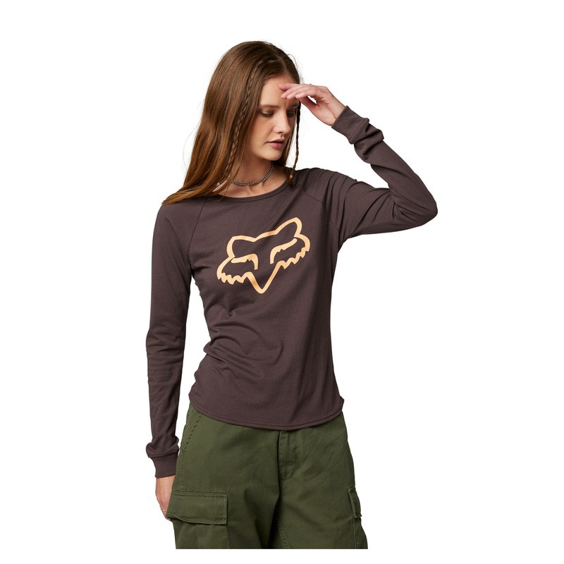 KOSZULKA Z DŁUGIM RĘKAWEM FOX LADY BOUNDARY PURPLE  ENDURO CROSS