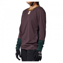KOSZULKA ROWEROWA Z DŁUGIM RĘKAWEM FOX LADY DEFEND PRO ROOTBEER  ENDURO CROSS