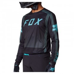 KOSZULKA ROWEROWA Z DŁUGIM RĘKAWEM FOX DEFEND RACE CAPSULE EMERALD  ENDURO CROSS