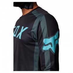 KOSZULKA ROWEROWA Z DŁUGIM RĘKAWEM FOX DEFEND RACE CAPSULE EMERALD  ENDURO CROSS