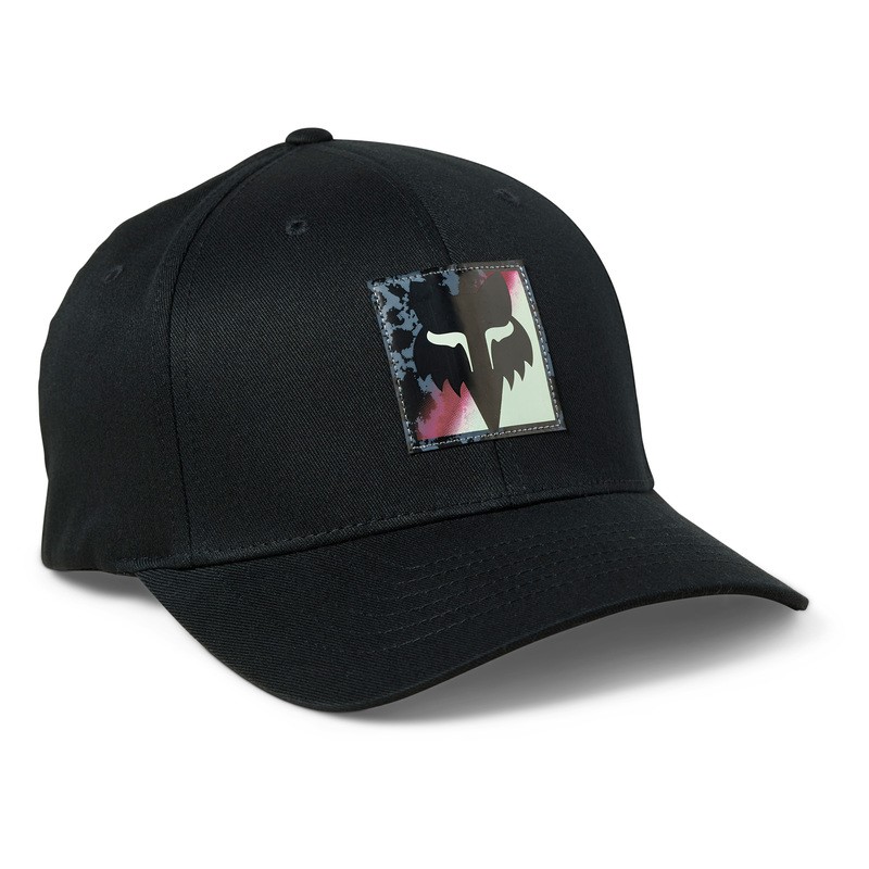 CZAPKA Z DASZKIEM FOX DETONATE FLEXFIT BLACK  ENDURO CROSS