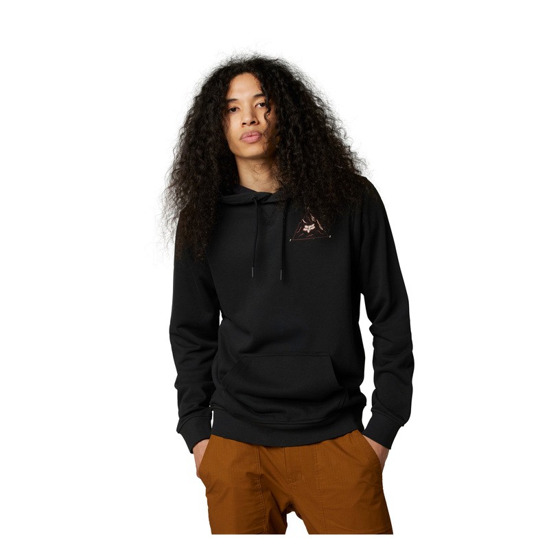 BLUZA Z KAPTUREM FOX FINISHER BLACK  ENDURO CROSS