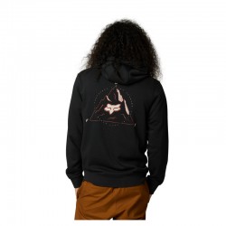 BLUZA Z KAPTUREM FOX FINISHER BLACK  ENDURO CROSS