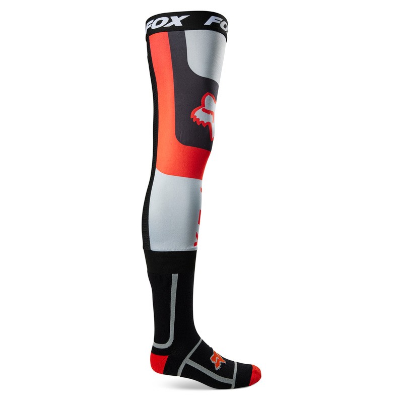 SKARPETY FOX FLEXAIR KNEE BRACE FLUO RED  ENDURO CROSS