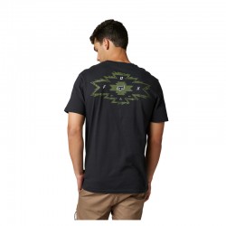 T-SHIRT FOX FULL FLUX BLACK  ENDURO CROSS