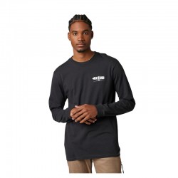 KOSZULKA Z DŁUGIM RĘKAWEM FOX NET NEW BLACK  ENDURO CROSS