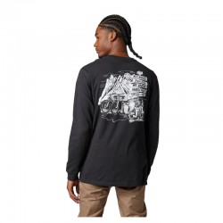 KOSZULKA Z DŁUGIM RĘKAWEM FOX NET NEW BLACK  ENDURO CROSS